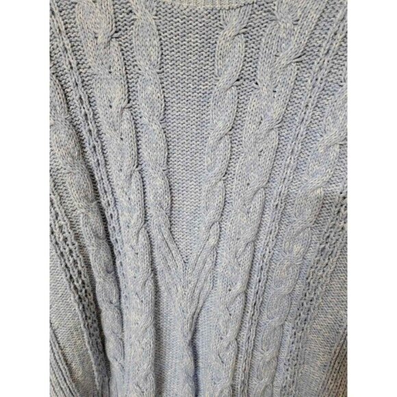 M&S collection sweater Womens size xl baby blue‎ cotton blend heavy and warm - Picture 6 of 6